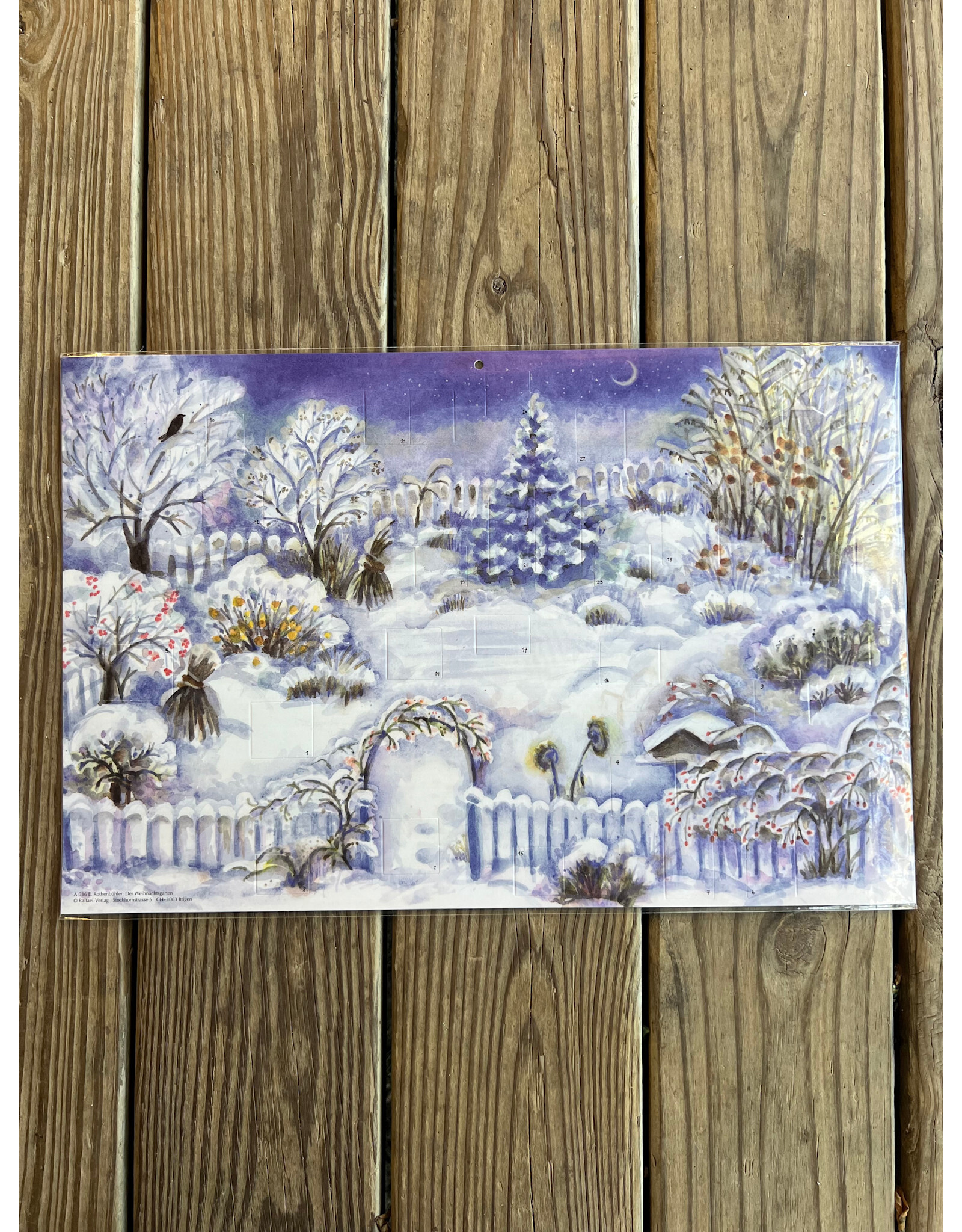 The Christmas Garden Advent Calendar 12x18
