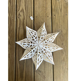 Paper Snowflake Ornament 12in