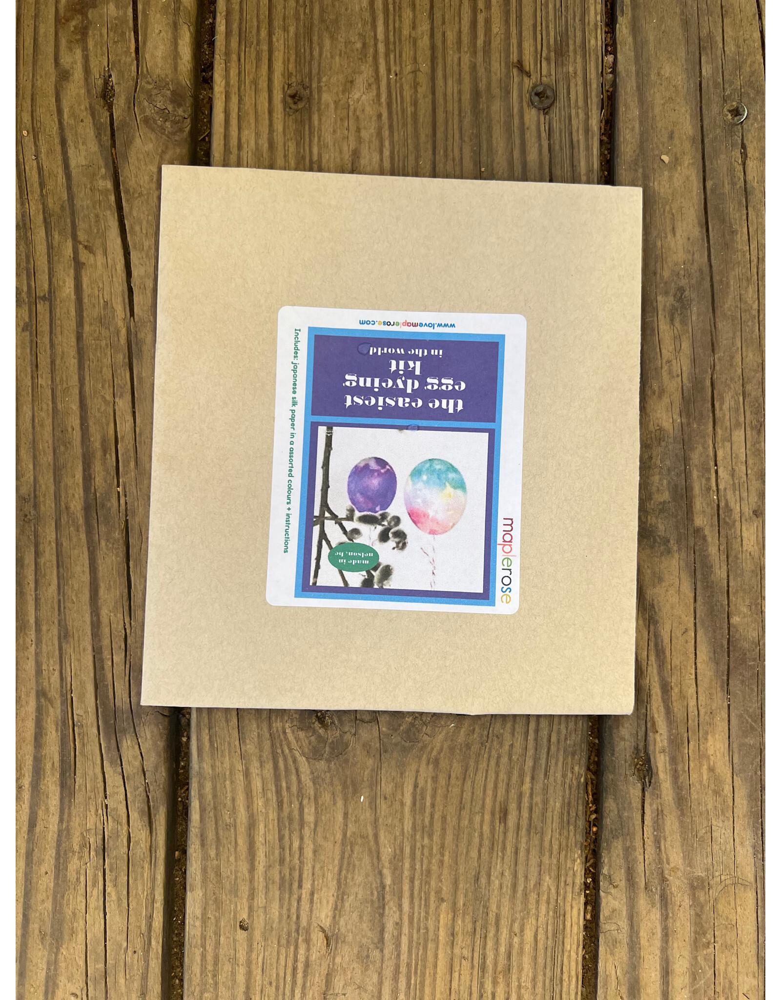 Maplerose The Easiest Easter Egg Dyeing Kit
