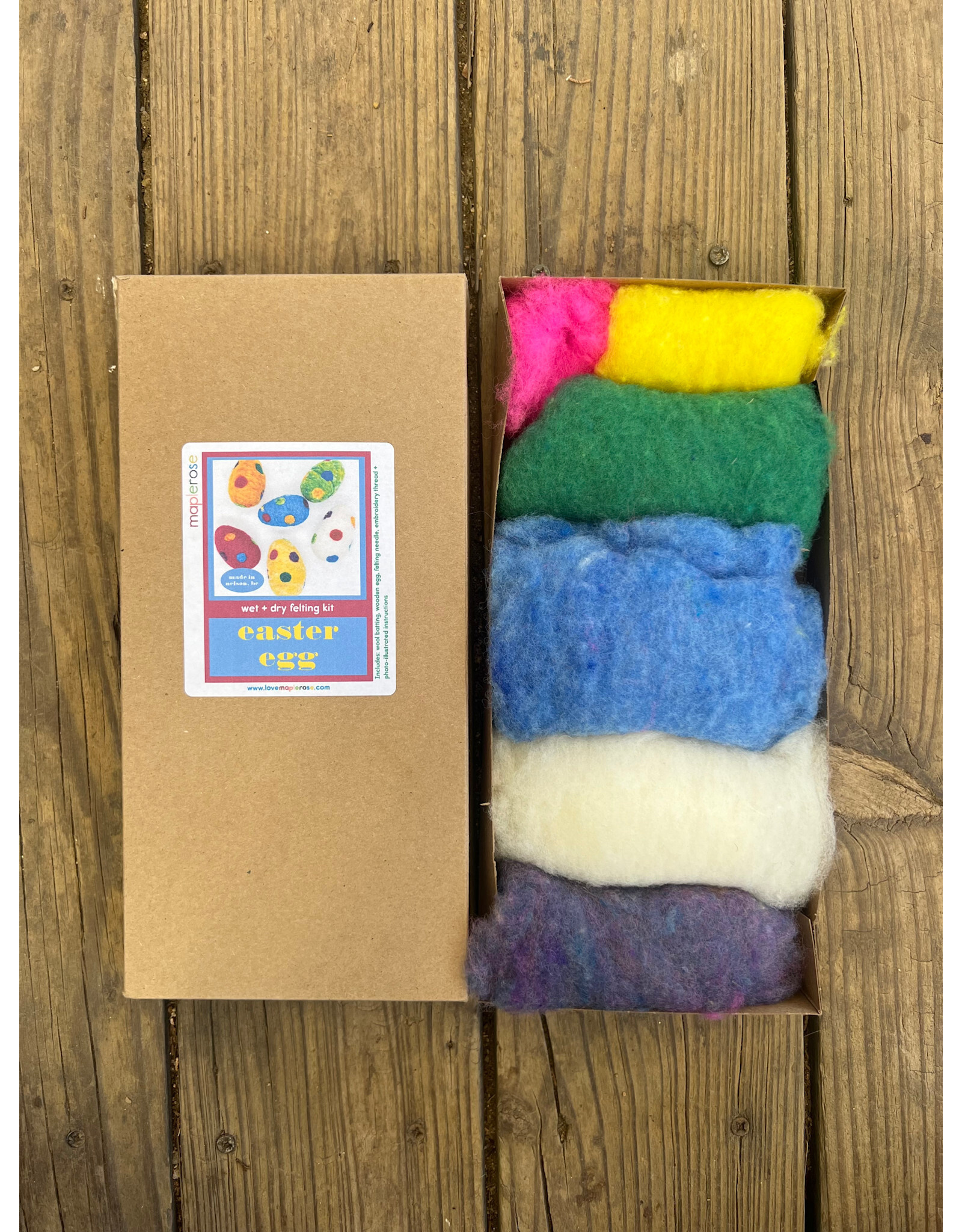 Maplerose Easter Egg Felting Kit