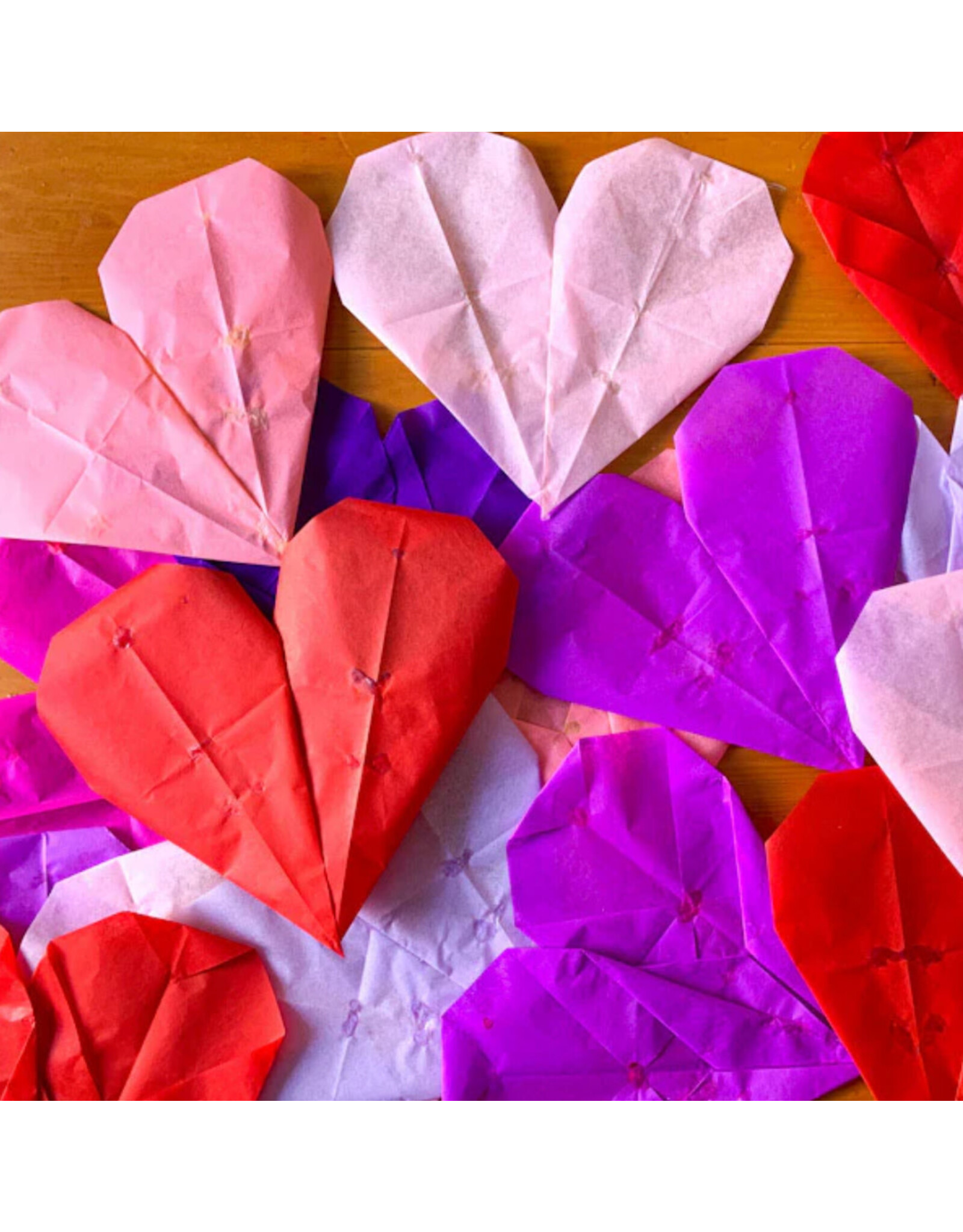 Maplerose Heart Kite Paper Kit