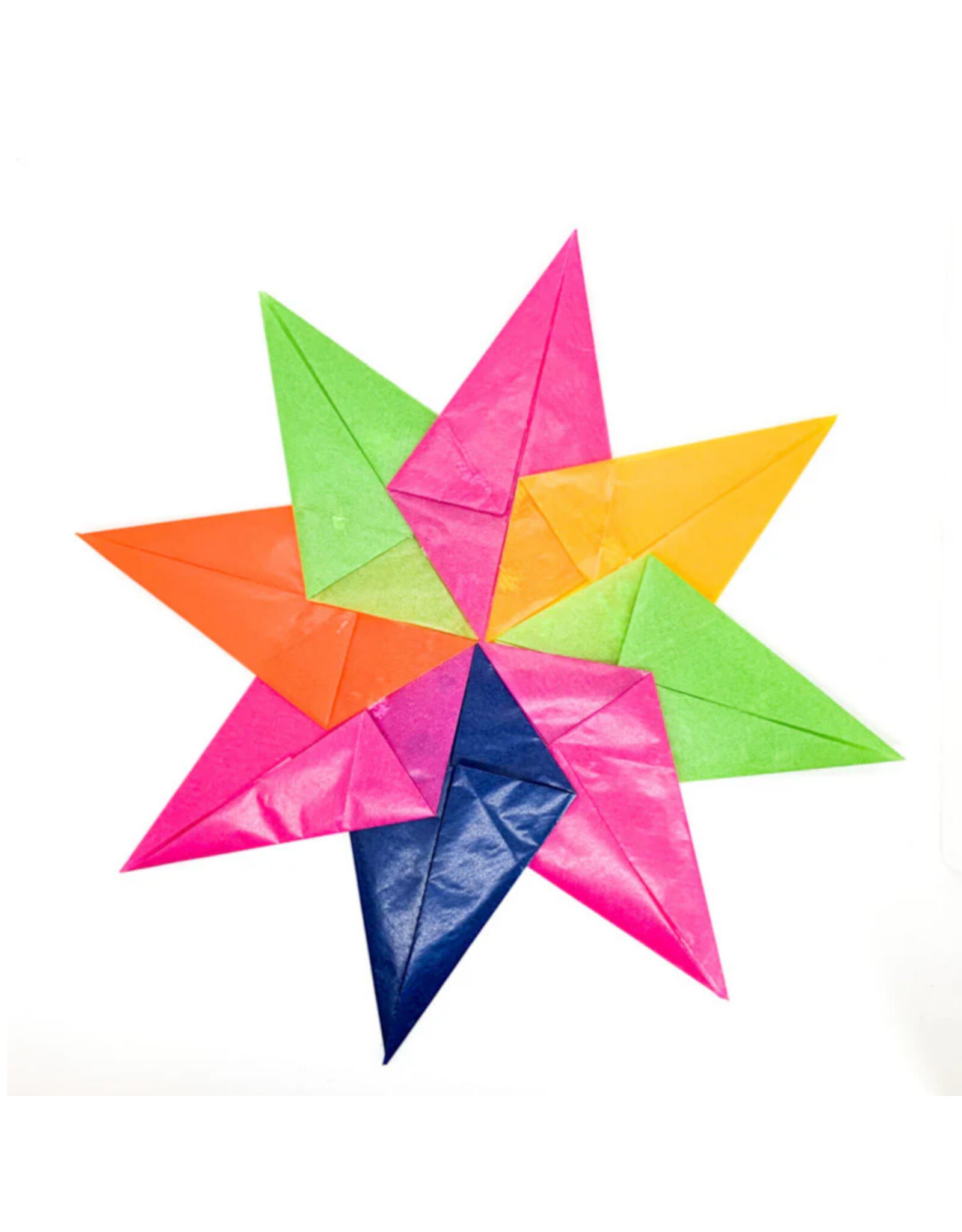 Maplerose Star Kite Paper Kit - assorted colors