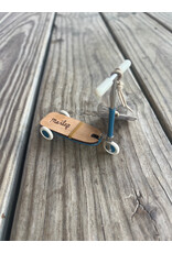 Mouse Kickboard Scooter. Blue. Maileg