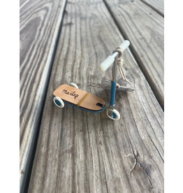 Mouse Kickboard Scooter. Blue. Maileg