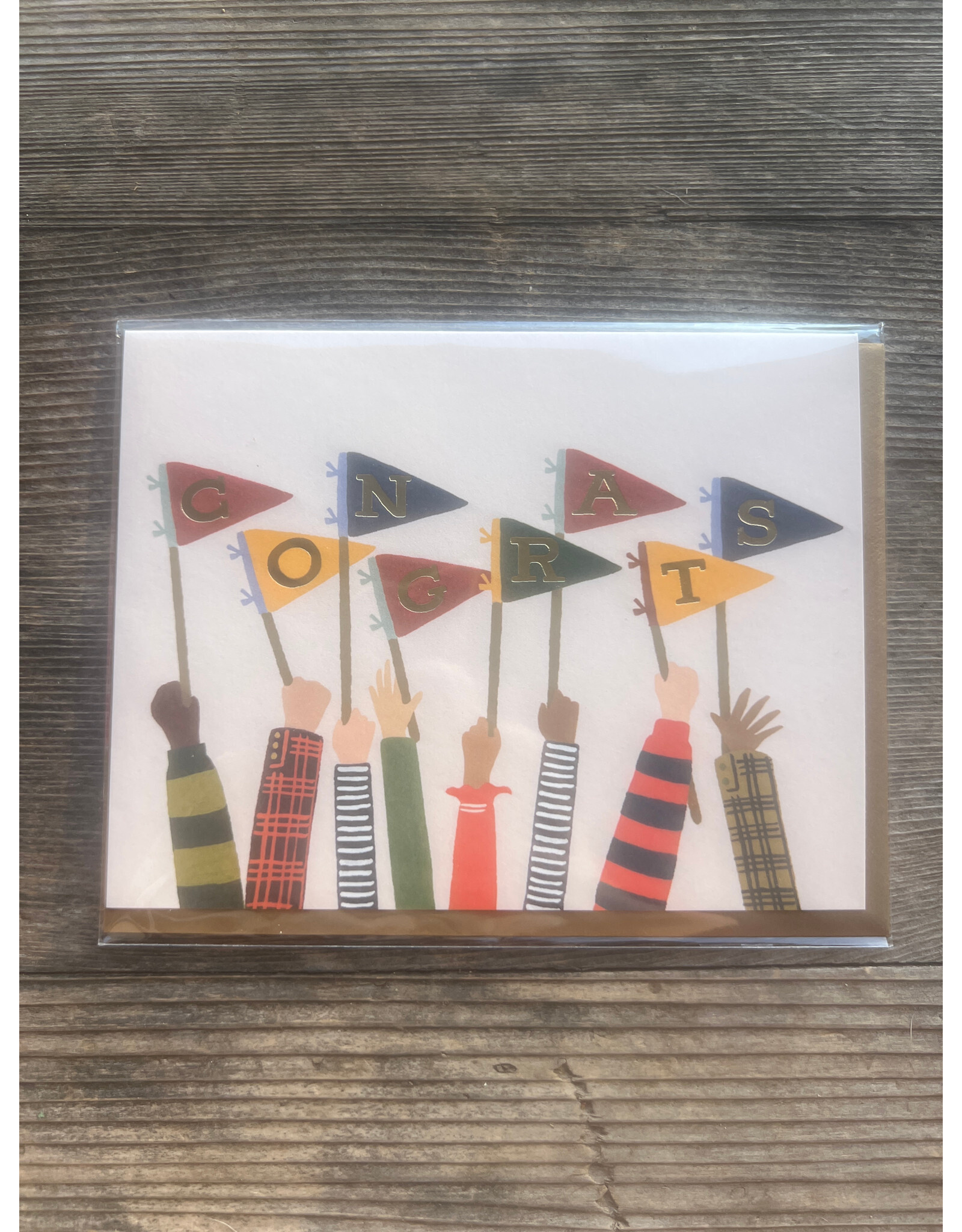 Congrats Pennants Card
