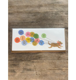 Balloon Birthday No. 10 Card
