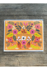Folk Birthday Card