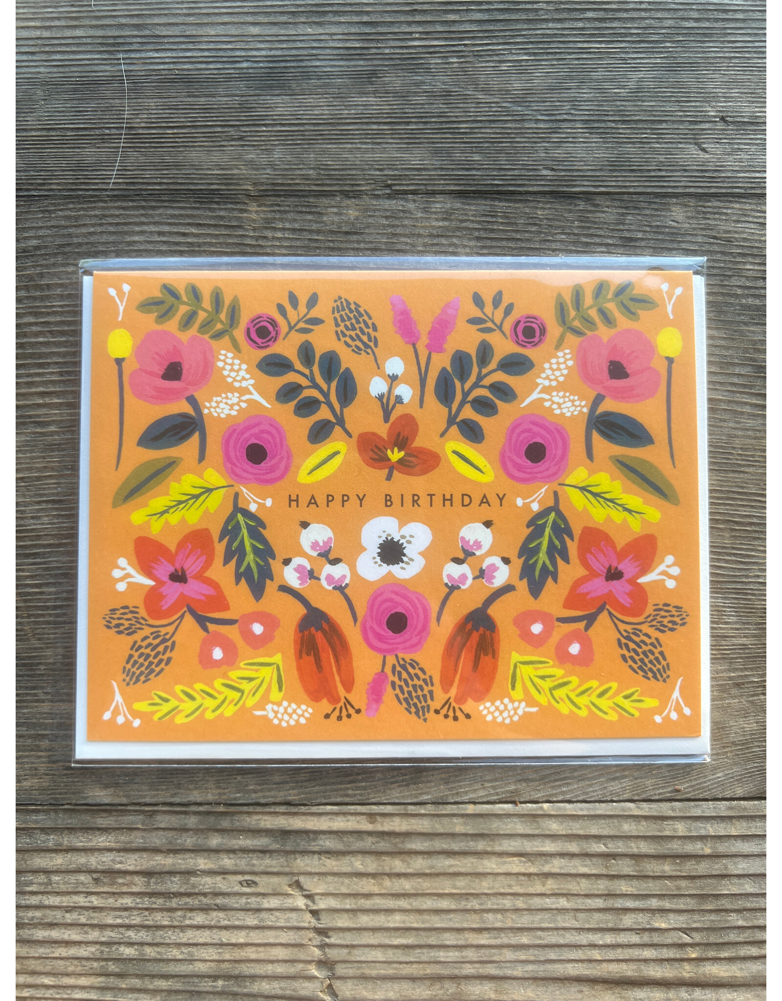 Folk Birthday Card