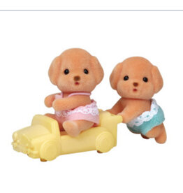 Toy Poodle Twins - Calico Critters