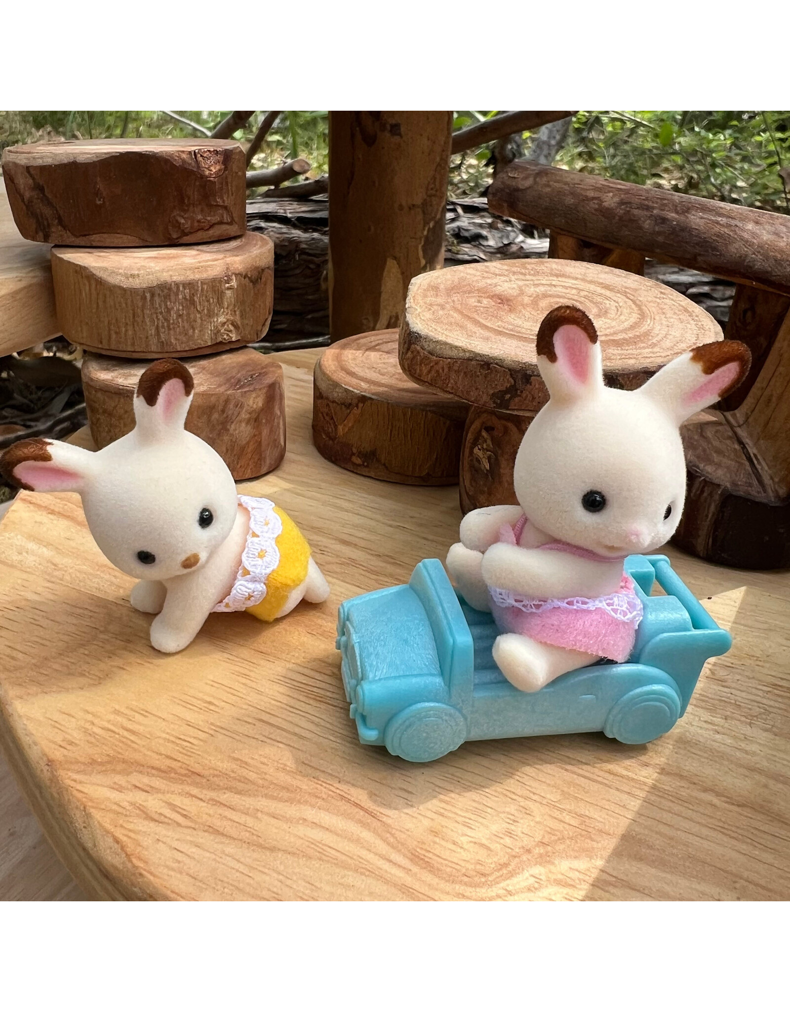 Chocolate Rabbit Twins - Calico Critters