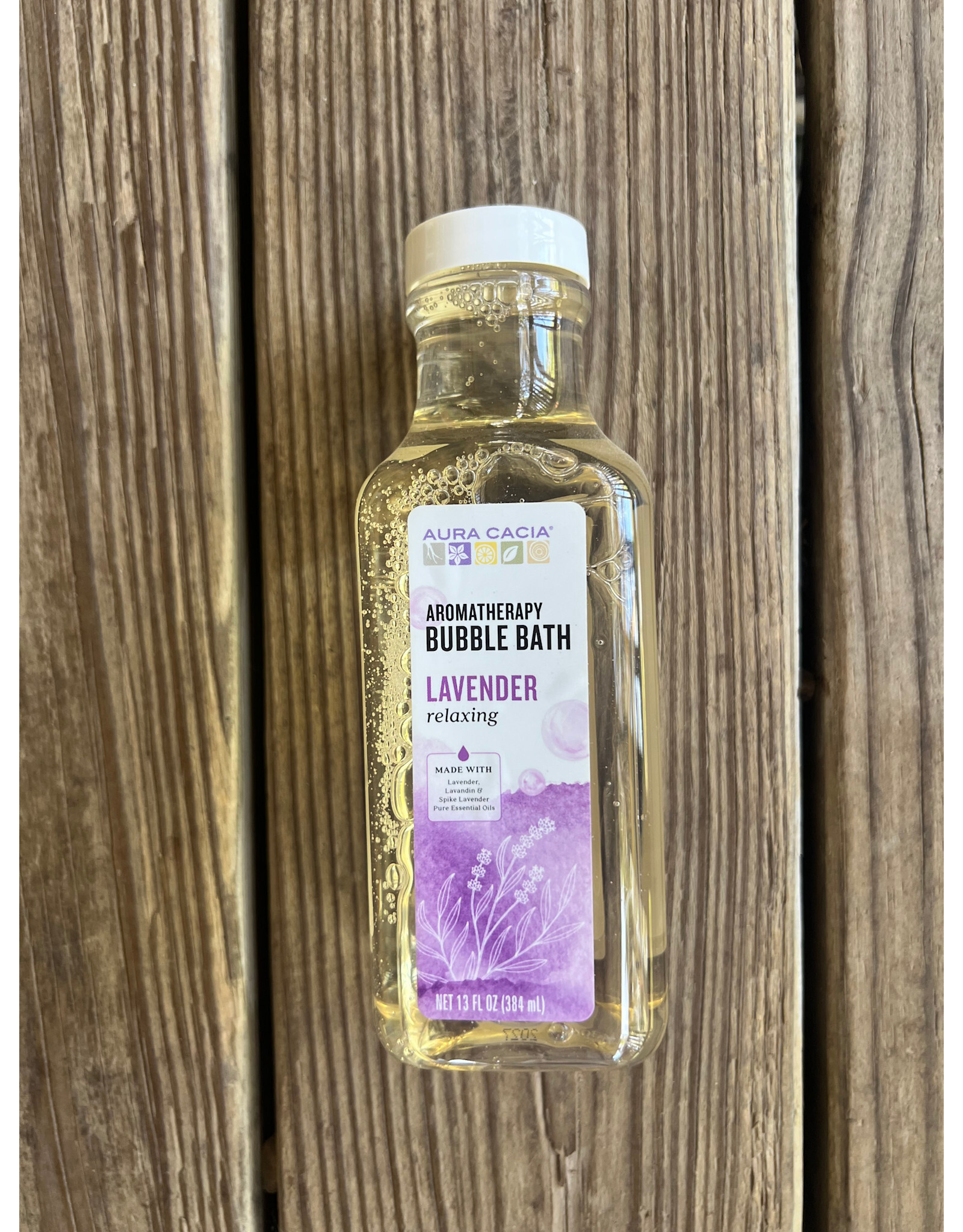 Lavender Bubble Bath - Aura Cacia. 13 oz