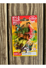 Iwako Dinosaur Carded Japanese Erasers