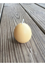 Beeswax Egg Candle Small KM