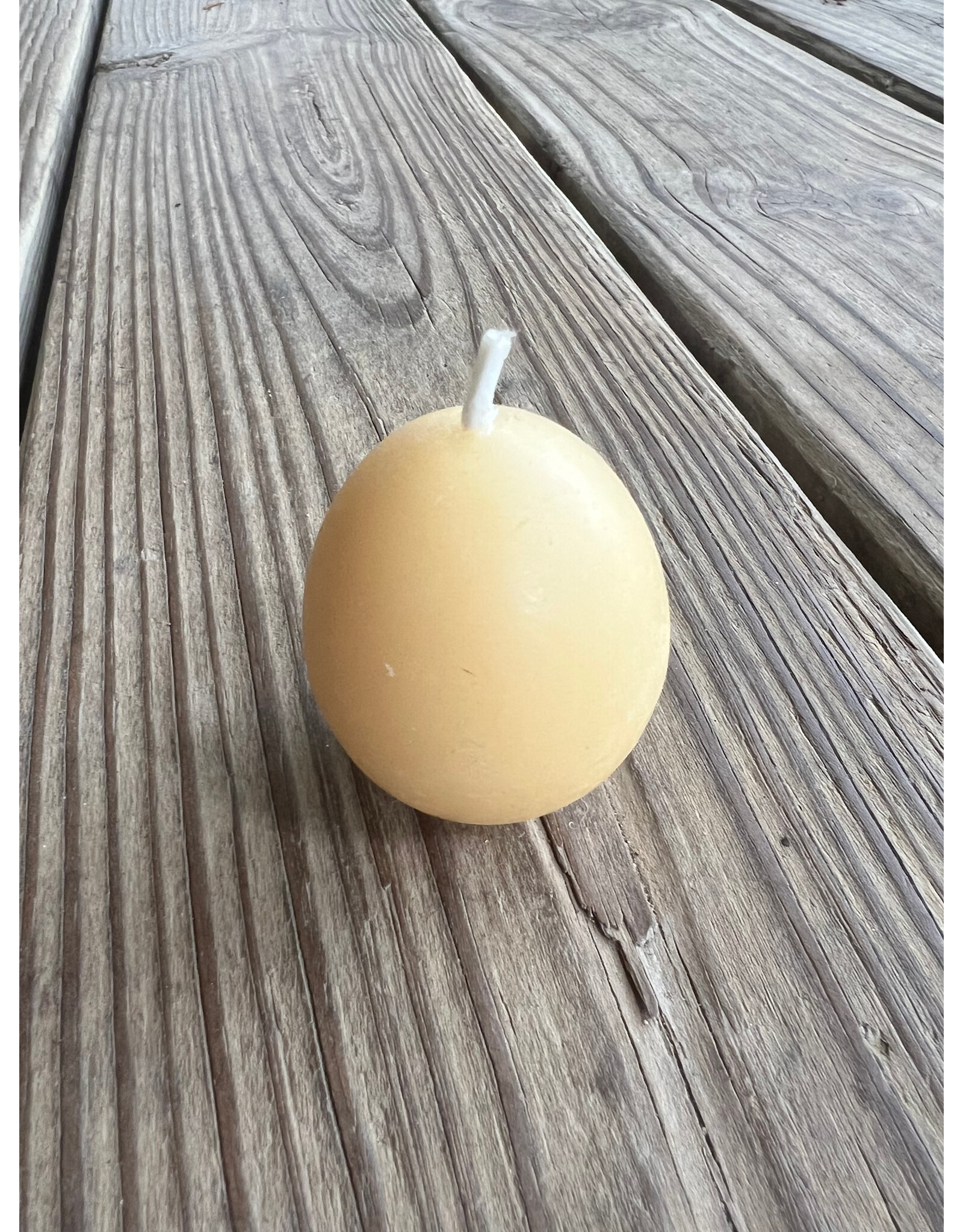 Beeswax Egg Candle Small KM