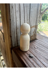 Wooden Little Peg Doll with Neck 2.25"