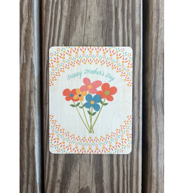 Wildflowers Wooden Card 2