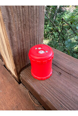 Red Dual Sharpener with Two-Hole Drum
