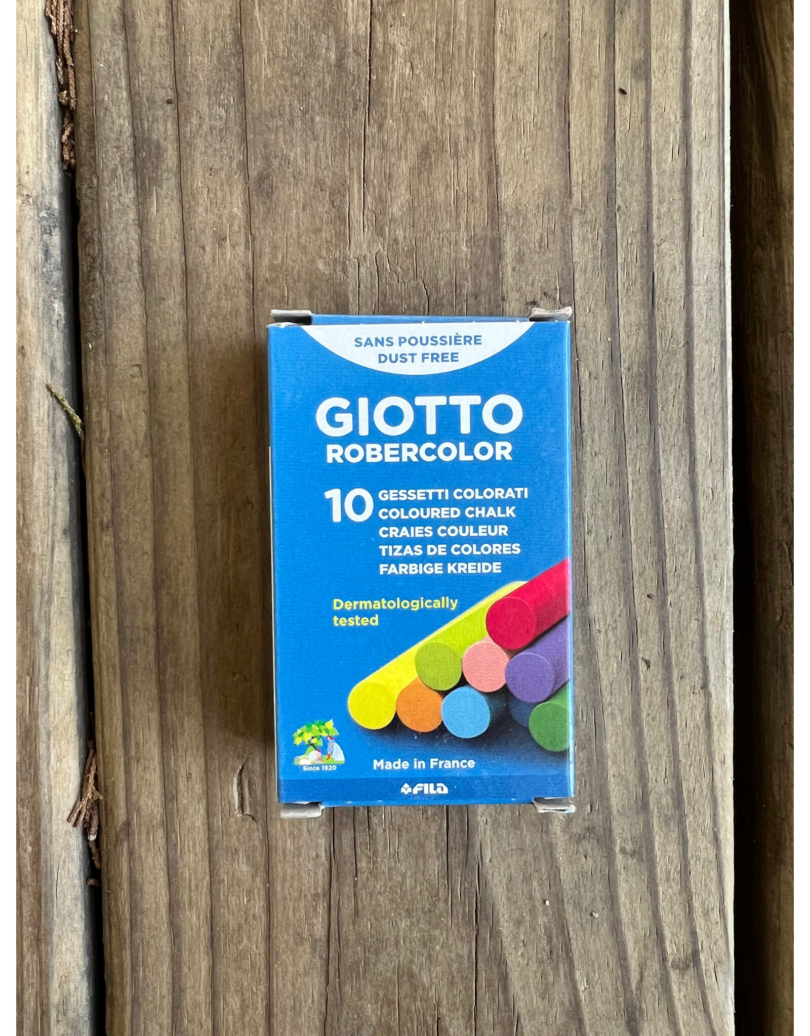 Anti- Dust Blackboard Chalk. Assorted colors. 10 pieces