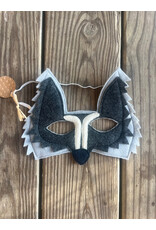 Gray Wolf Mask - Felt. U.S. Made