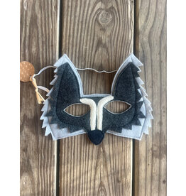 Gray Wolf Mask - Felt. U.S. Made