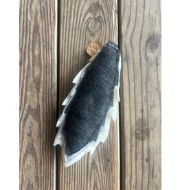 Gray Wolf or Raccoon Tail - Felt. U.S. Made