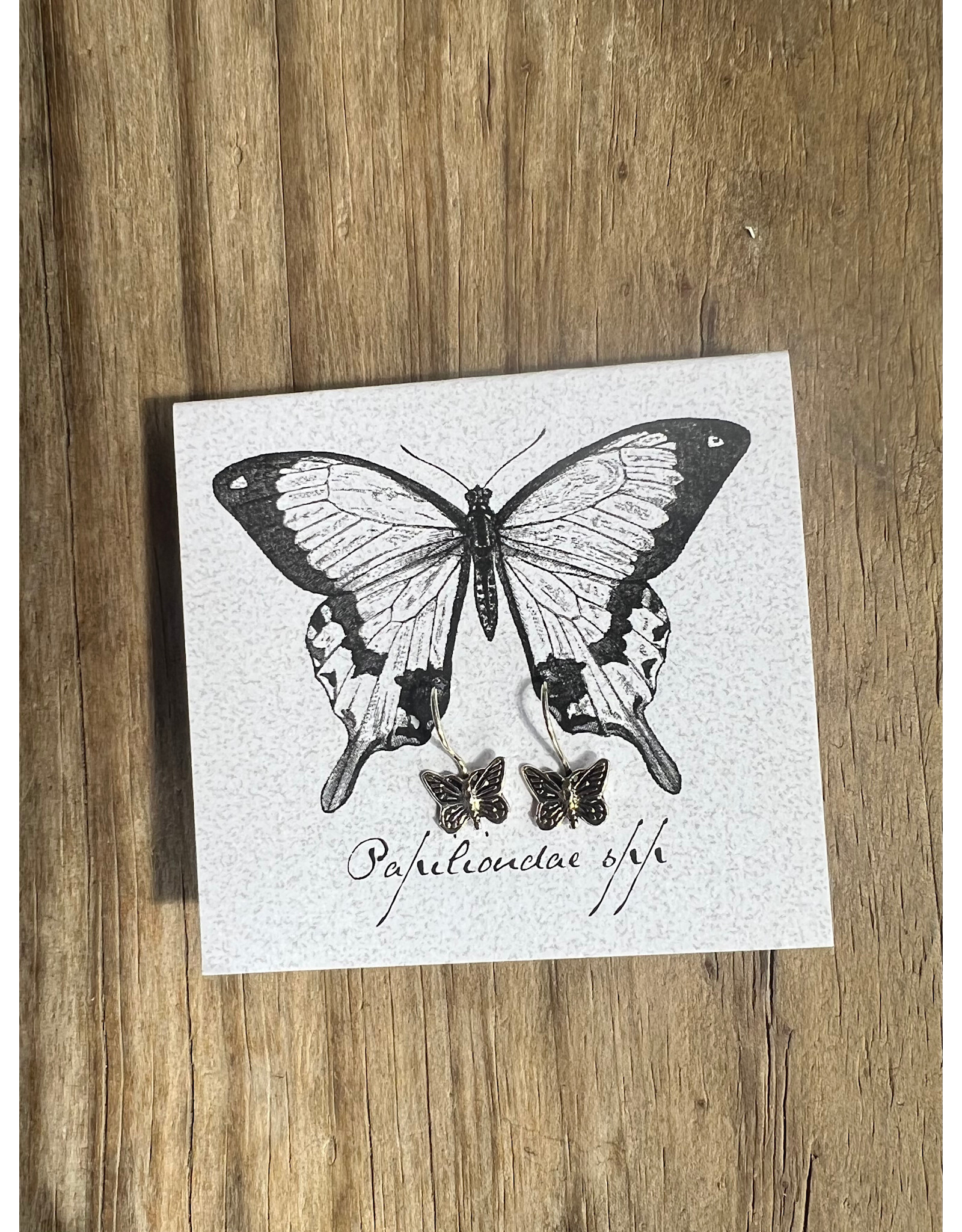 Butterfly Dangle Earrings - Sterling Silver