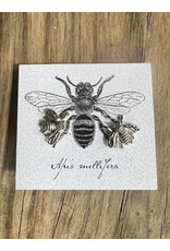 Bee Stud Earrings - Sterling Silver