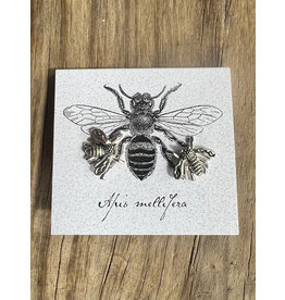 Bee Stud Earrings - Sterling Silver