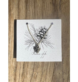 Pinecone Necklace - Sterling Silver