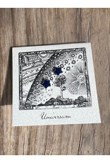 Star Lapis Earrings - Sterling Silver