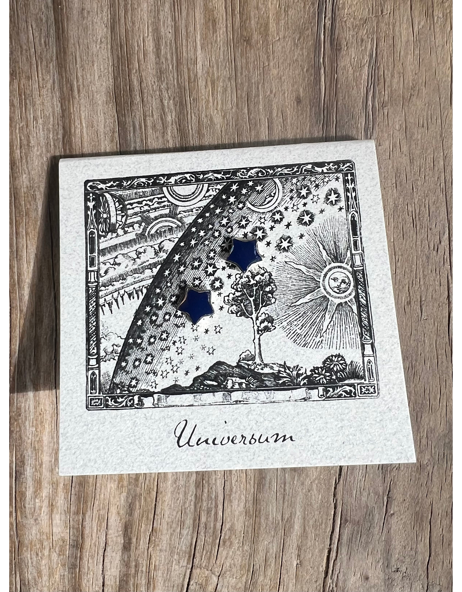 Star Lapis Earrings - Sterling Silver