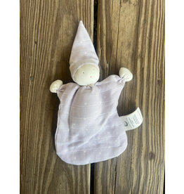 Muslin Sleeping Lovey - Lavender Stars 8 inch, Organic