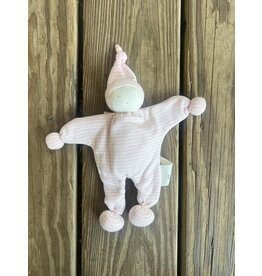 Baby Buddy Lovey - Pink Stripe. Organic