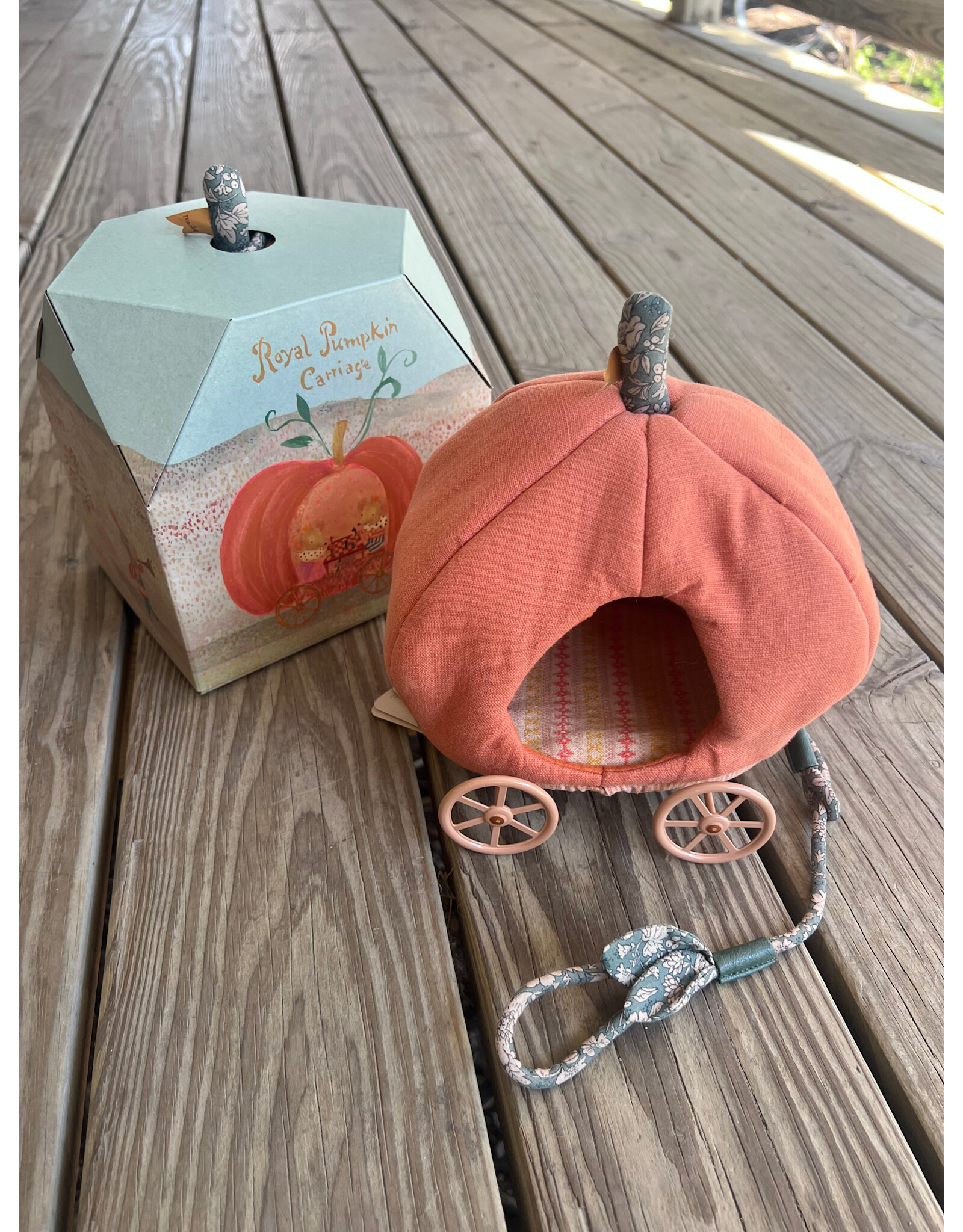 Pumpkin Carriage, Mouse. Maileg