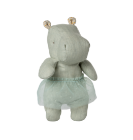 Hippo - MInt.  Small with Skirt, Maileg
