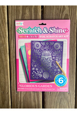 Scratch and Shine: Foil Scratch Art - Glorious Garden
