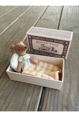 Big Sister Mouse, in Matchbox - White Dress. Maileg