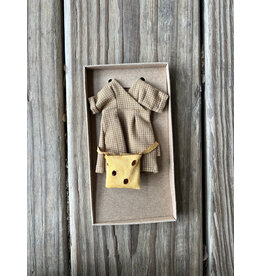 Dress and Cheese Bag, Mum Mouse. Maileg