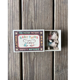 Baby Mice Twins in Matchbox, Maileg