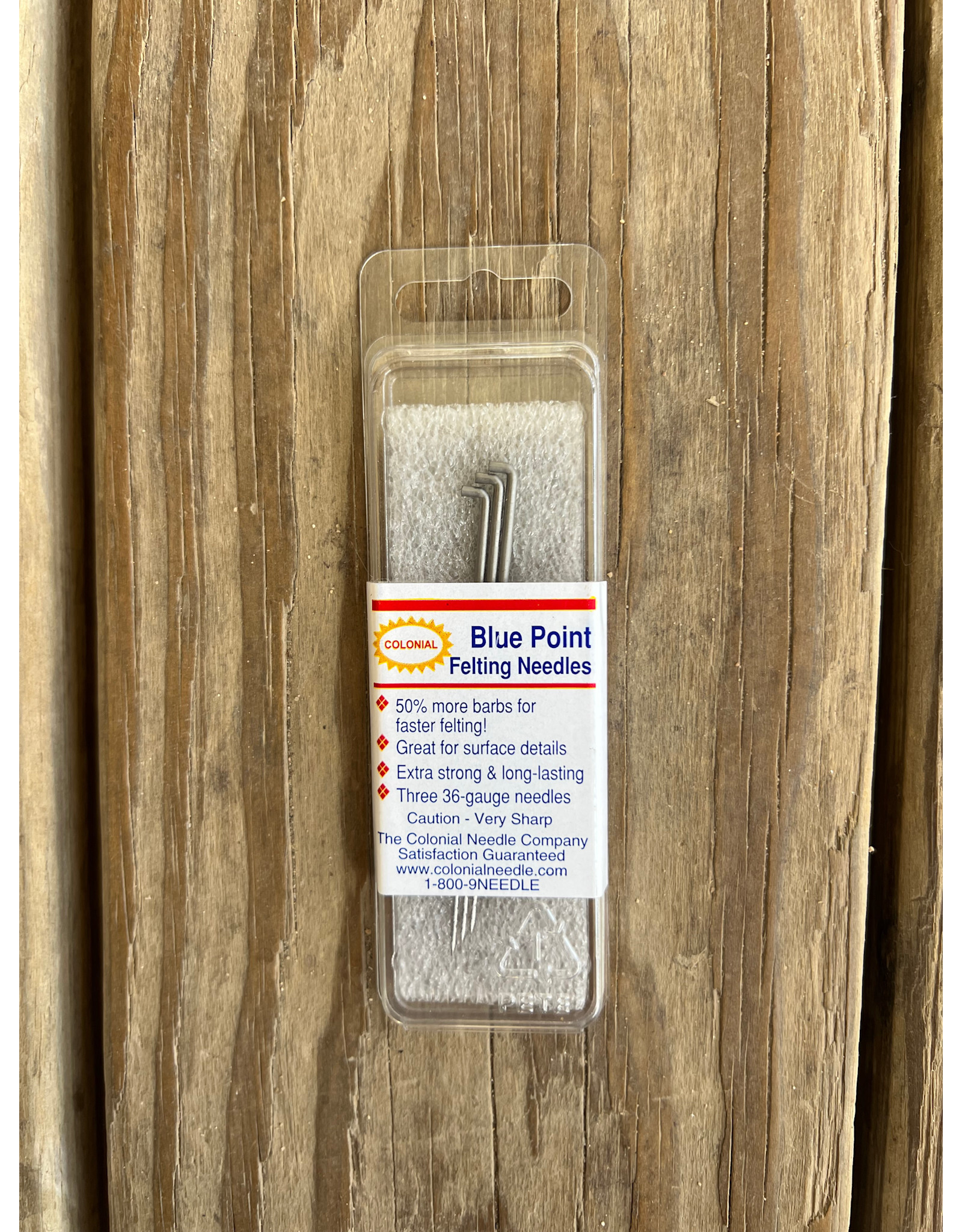 Blue Point Felting Needle Set of 3. 36 Gauge