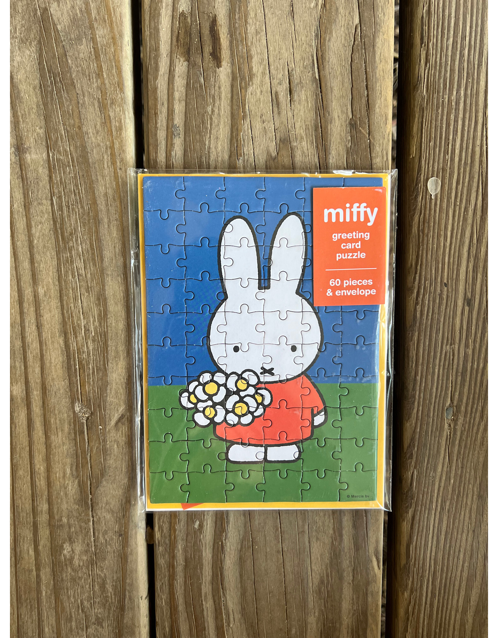 Miffy with Flowers Puzzle Card