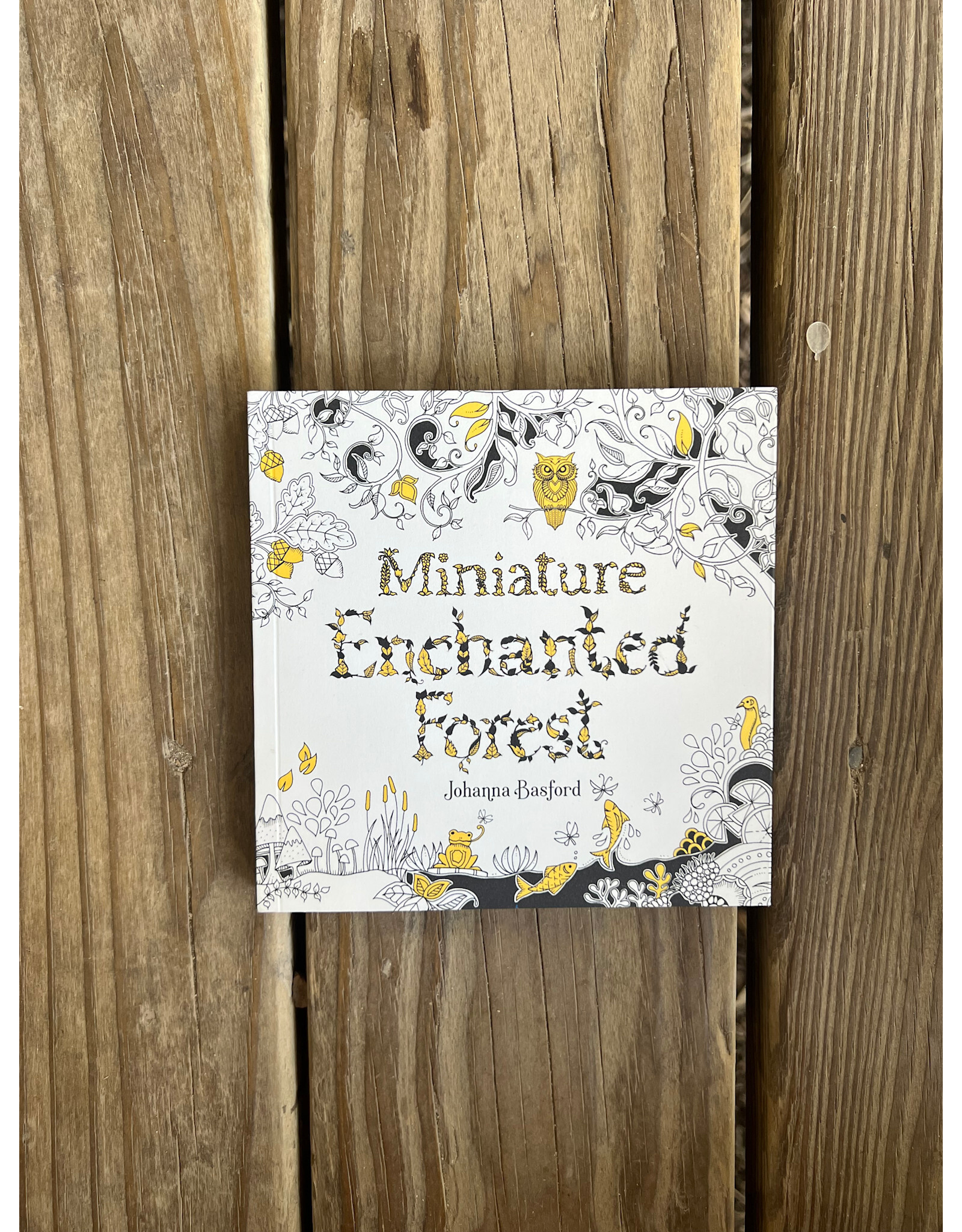 Miniature Enchanted Forest Coloring Book