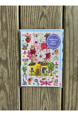 Buzzy Bouquets Puzzle Greeting Card. 60 Pieces