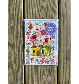 Buzzy Bouquets Puzzle Greeting Card. 60 Pieces