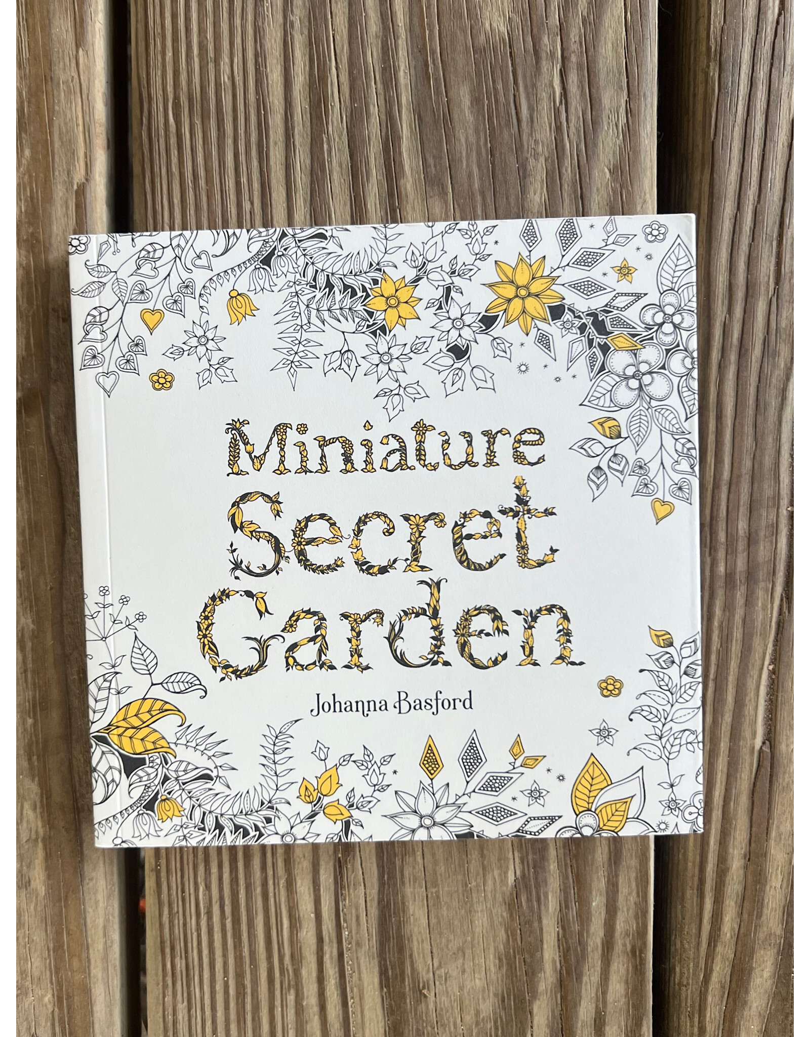 Miniature Secret Garden Coloring Book