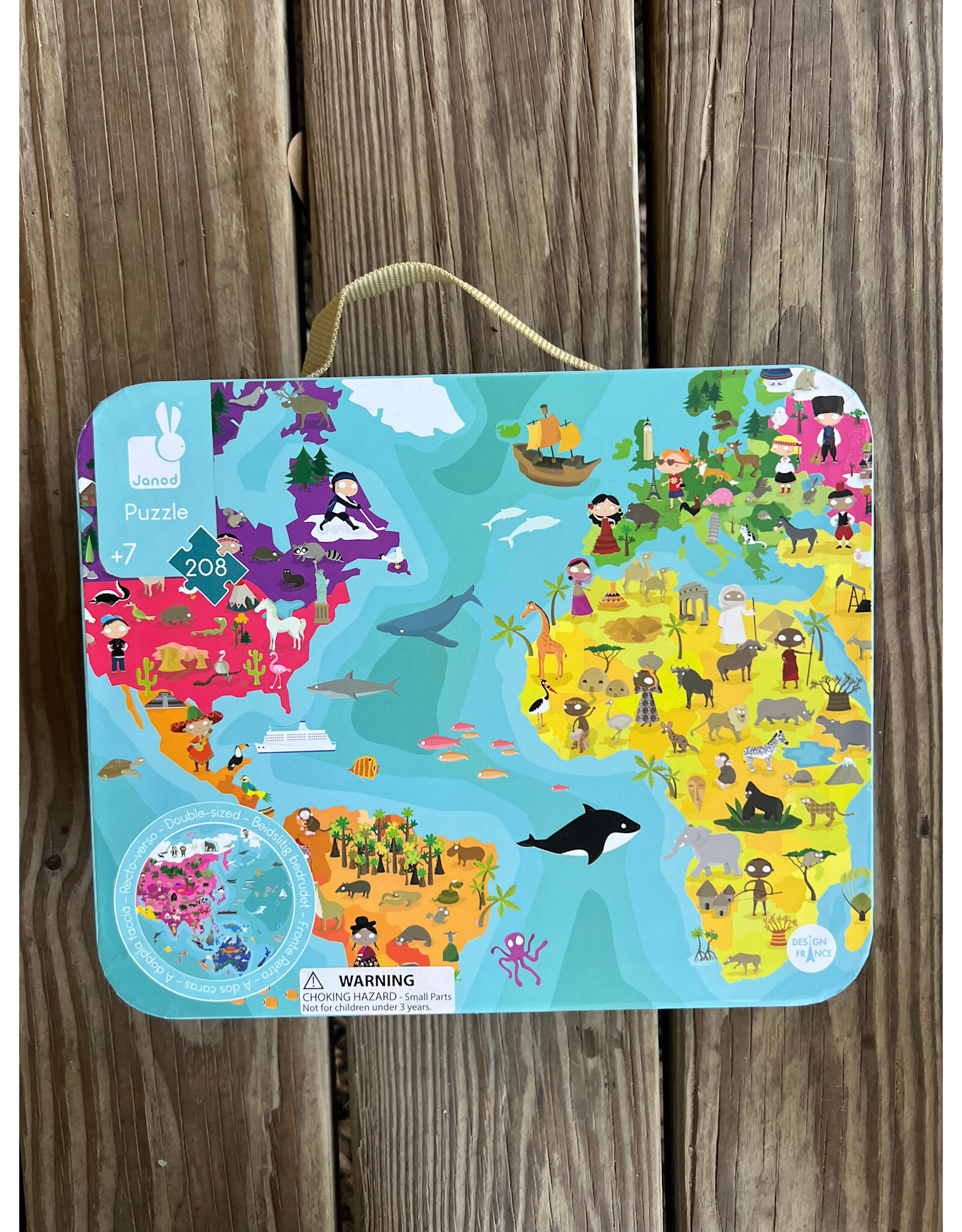 Puzzle  World Rounded - Our Blue Planet. 208 Pieces