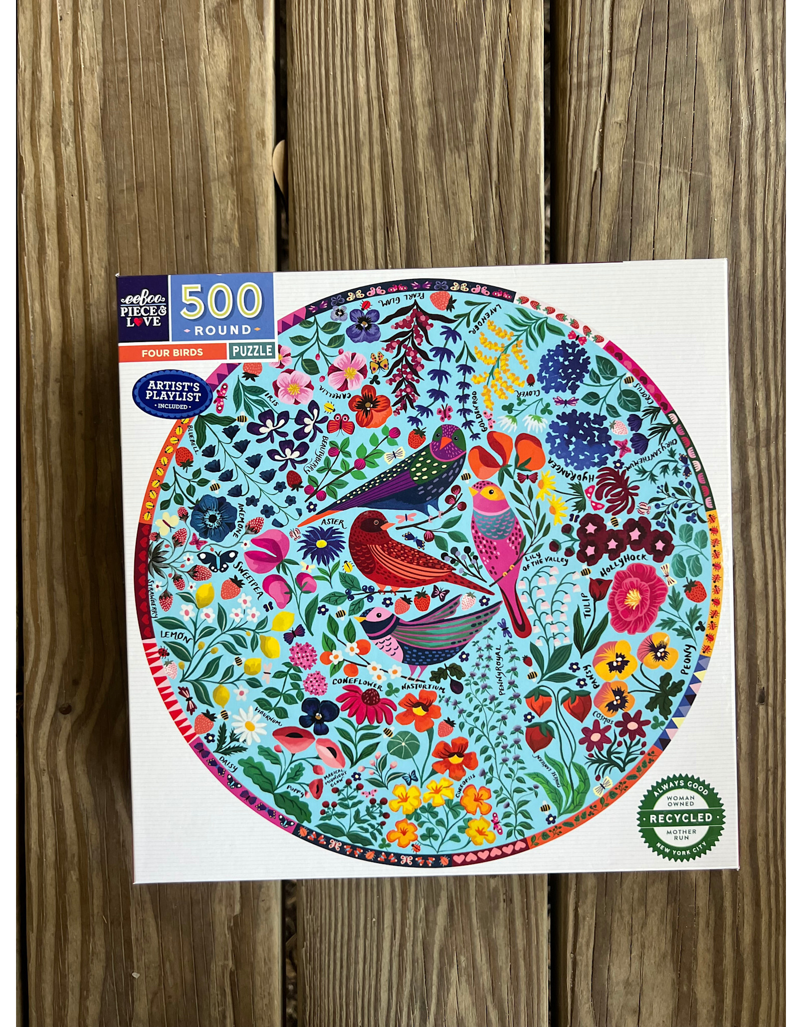 Four Birds Puzzle 500 Pieces