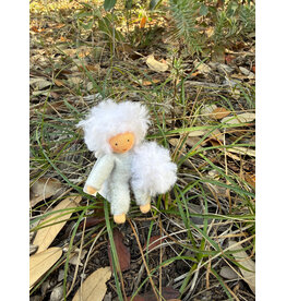 Snowflake Baby Hanging (fair skin, blue clothes)