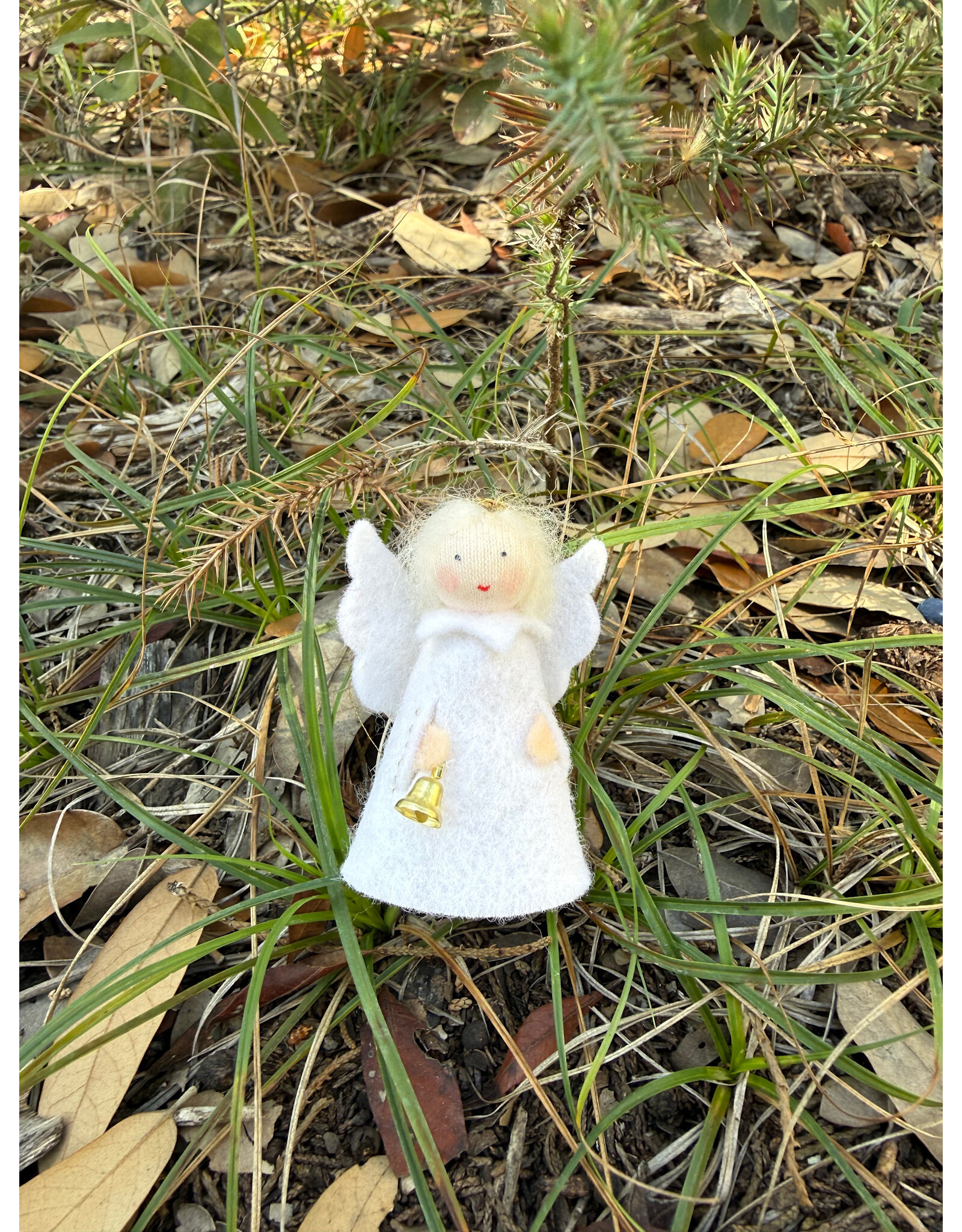 Lil' Angel Ornament (fair skin, white hair)
