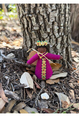 3" Princess - Pink Dress. Dark Skin. Made in Romania